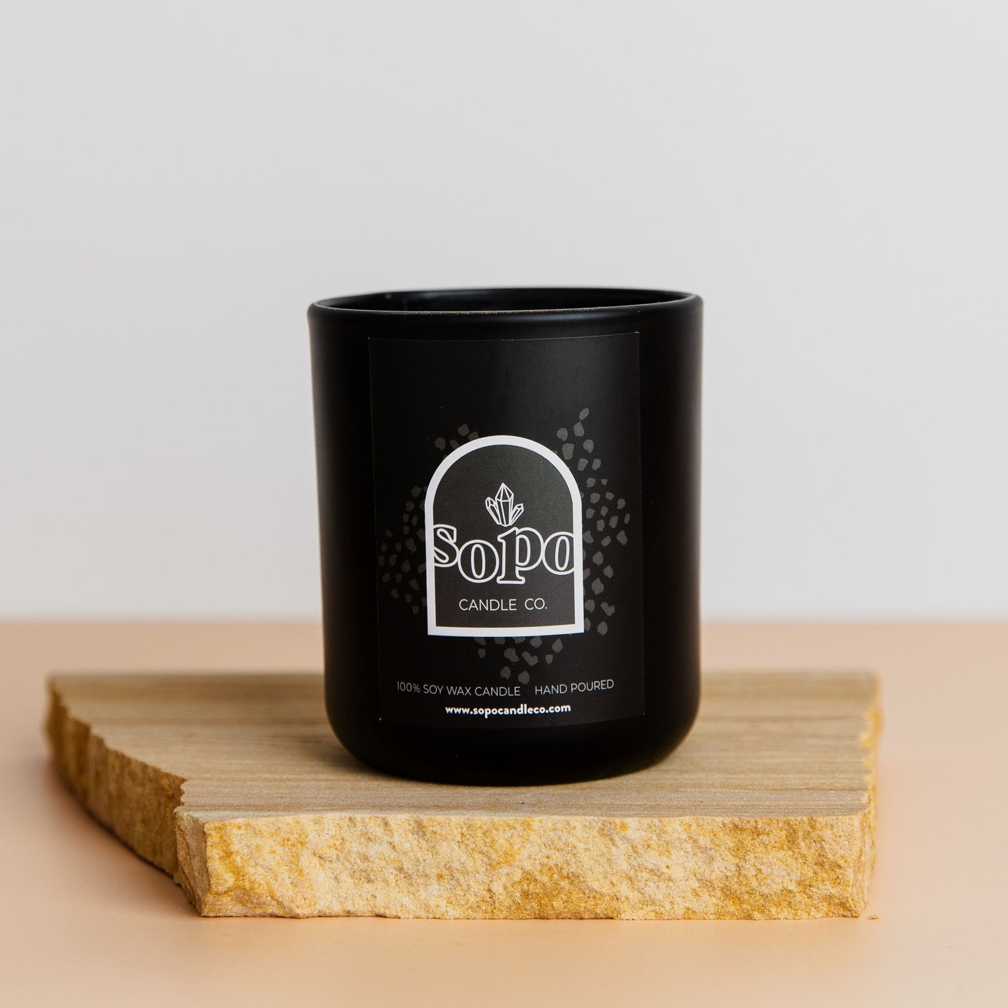Sea Mist Matte Black Candle