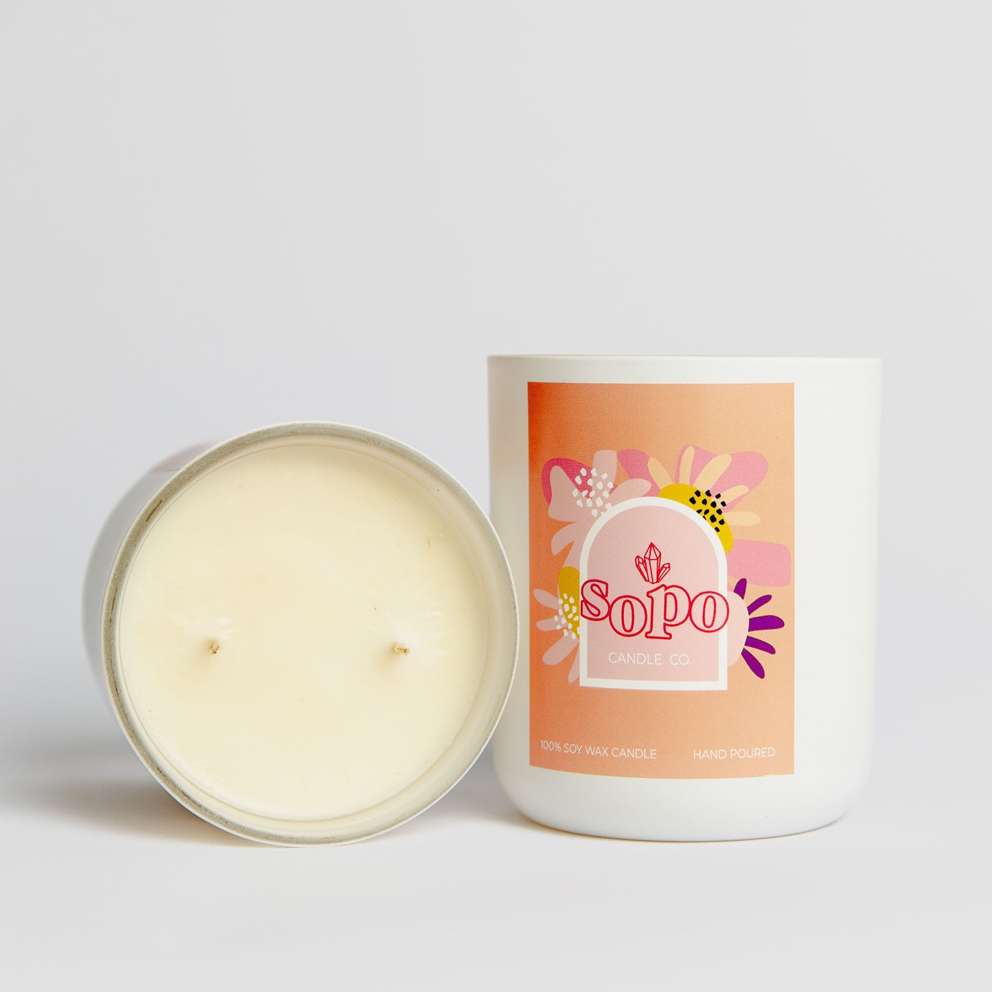 Mademoiselle Pink Floral Candle