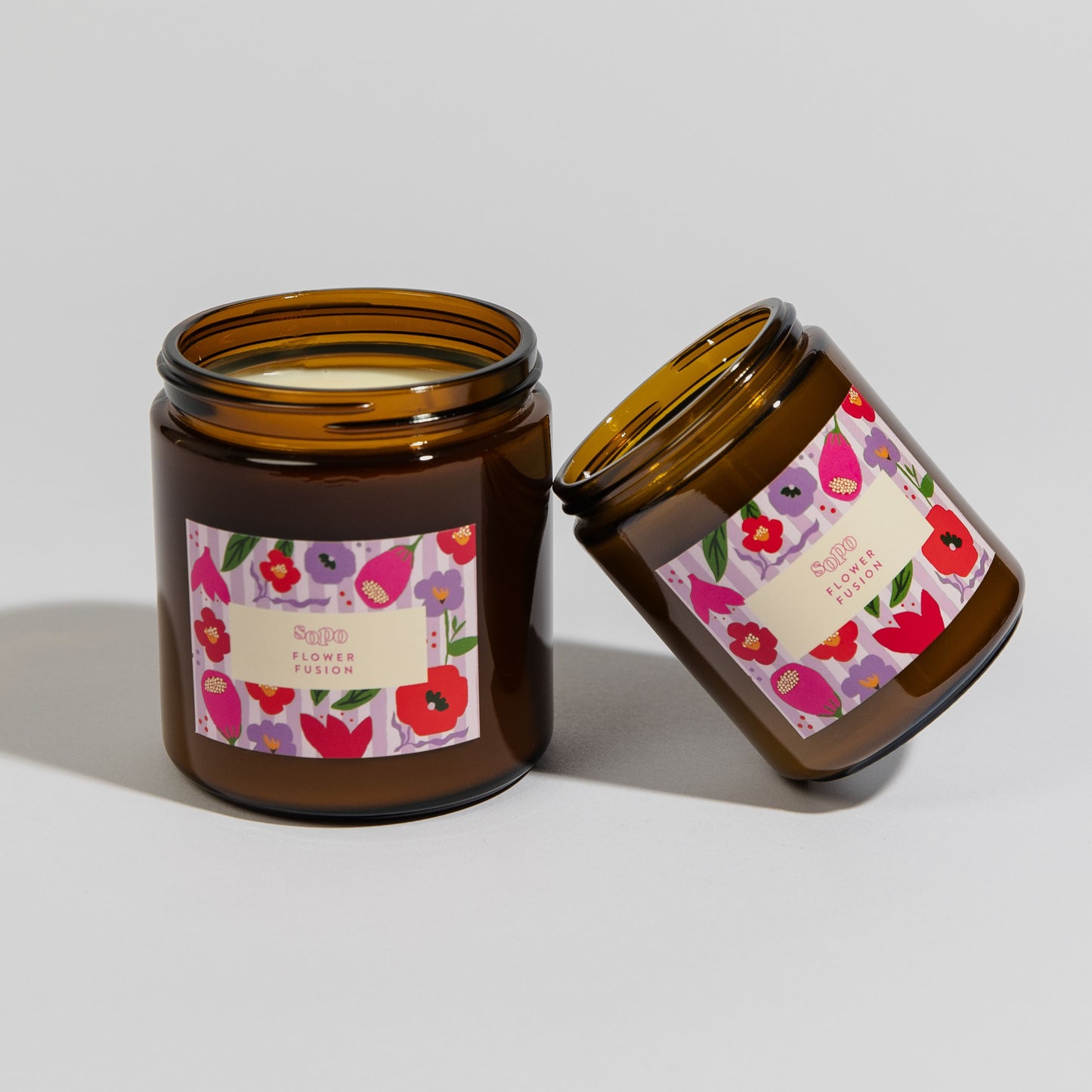 Flower Fusion Apothecary Candle