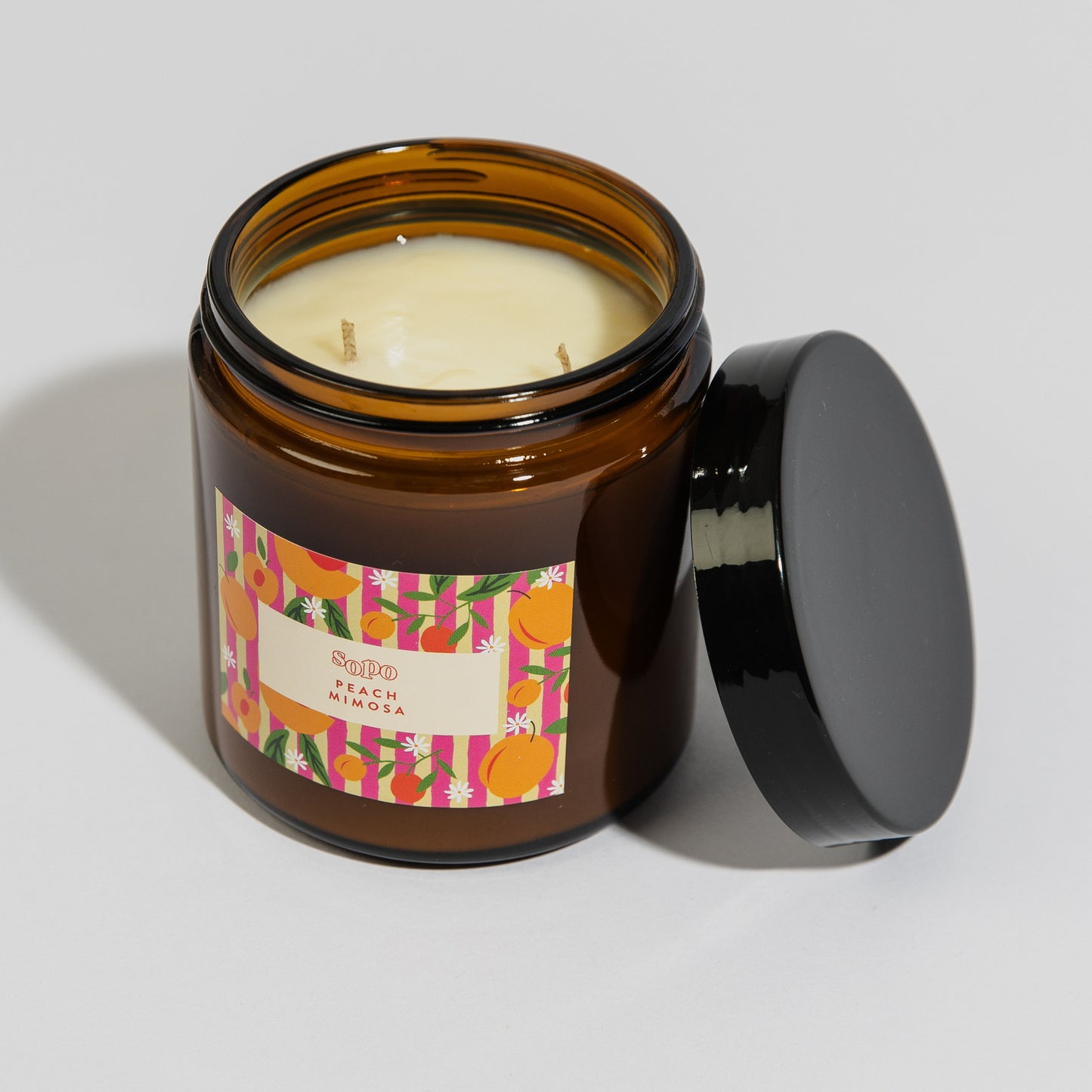 Peach Mimosa Apothecary Candle