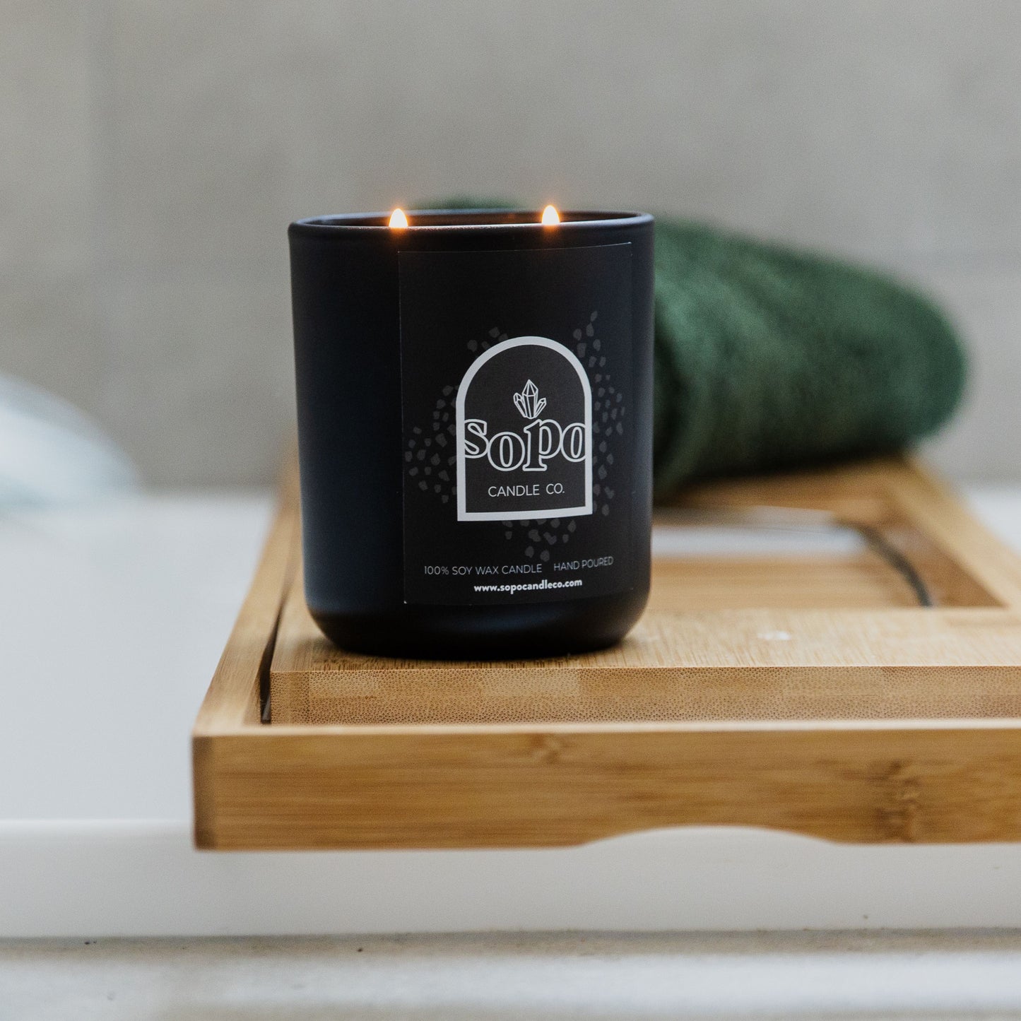 Salted Caramel Matte Black Candle