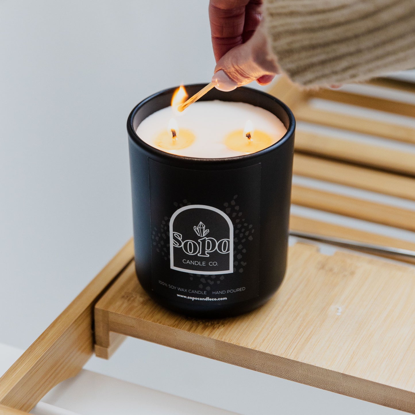 Lime & Coconut Matte Black Candle