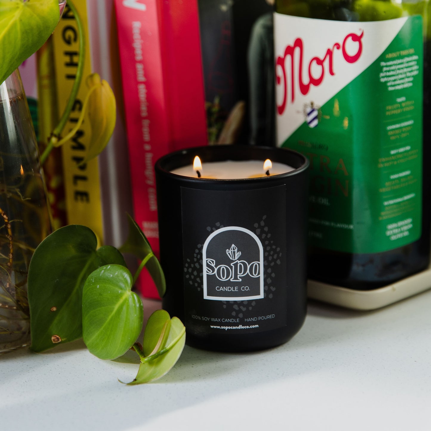 Fresh Pear Matte Black Candle